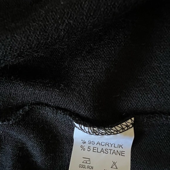 MILAN KISS Black and Pink Floral Open Cardigan Woman XL - Picture 7 of 14